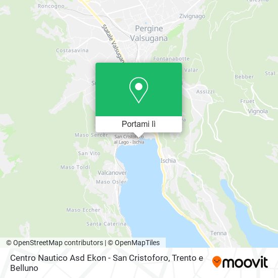 Mappa Centro Nautico Asd Ekon - San Cristoforo