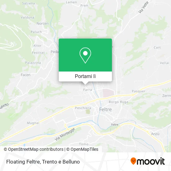 Mappa Floating Feltre