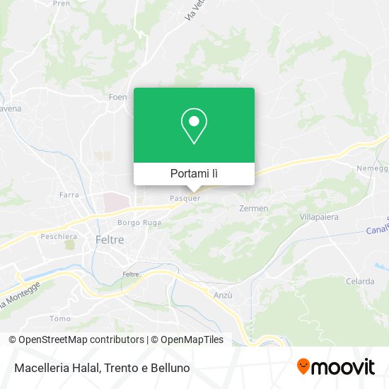 Mappa Macelleria Halal