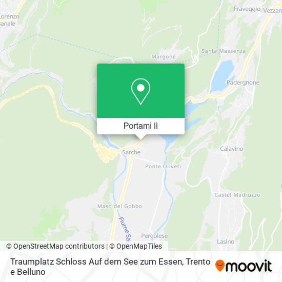 Mappa Traumplatz Schloss Auf dem See zum Essen