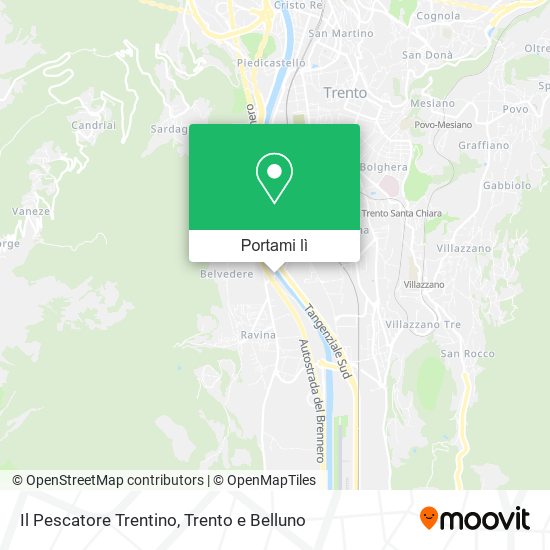 Mappa Il Pescatore Trentino