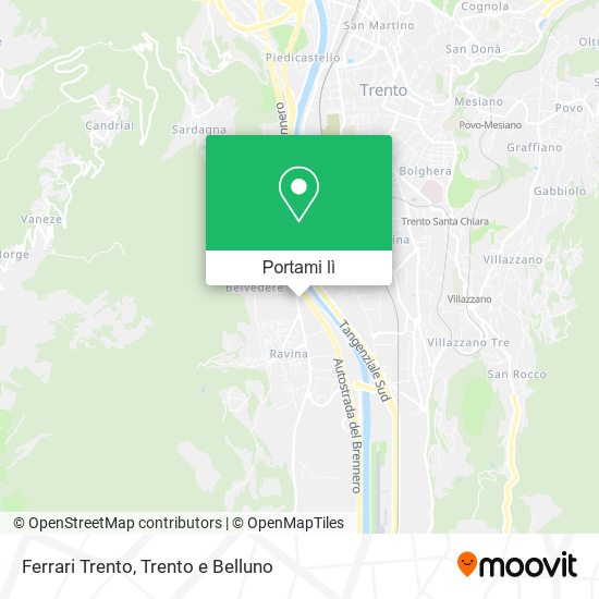 Mappa Ferrari Trento