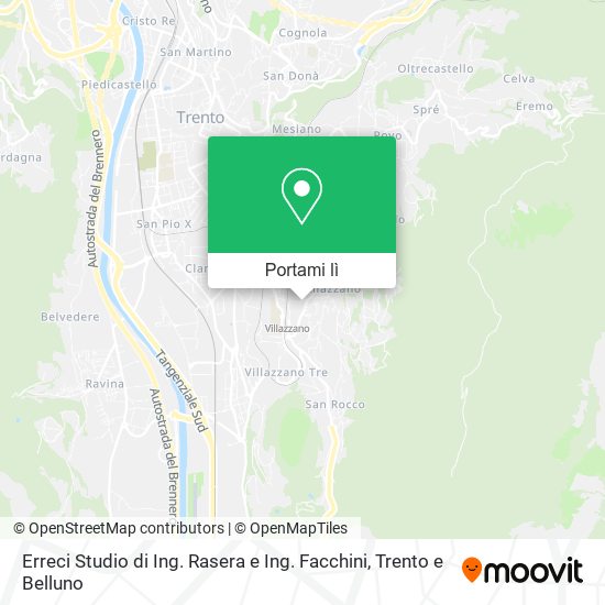 Mappa Erreci Studio di Ing. Rasera e Ing. Facchini