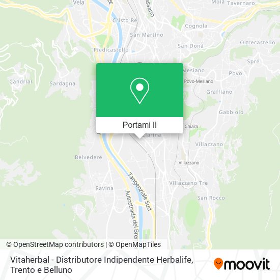 Mappa Vitaherbal - Distributore Indipendente Herbalife