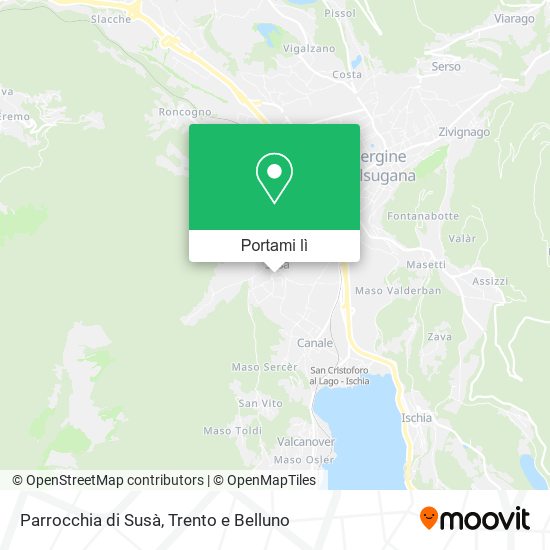 Mappa Parrocchia di Susà