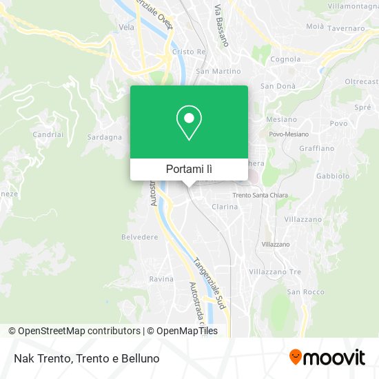 Mappa Nak Trento