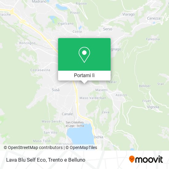 Mappa Lava Blu Self Eco