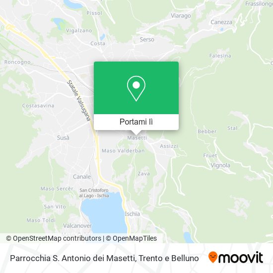 Mappa Parrocchia S. Antonio dei Masetti