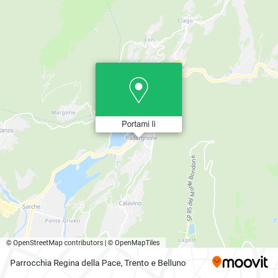 Mappa Parrocchia Regina della Pace