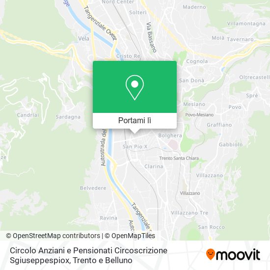 Mappa Circolo Anziani e Pensionati Circoscrizione Sgiuseppespiox