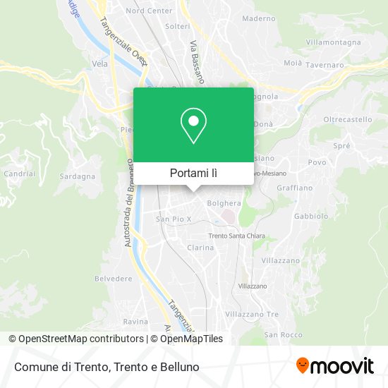 Mappa Comune di Trento