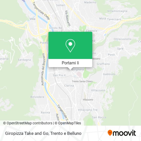 Mappa Giropizza Take and Go