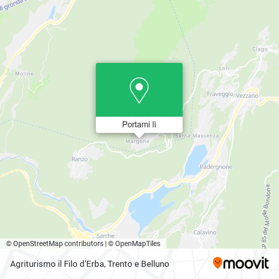 Mappa Agriturismo il Filo d'Erba