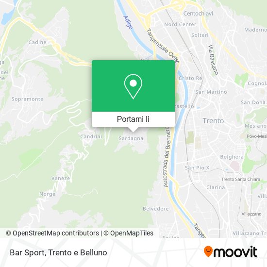 Mappa Bar Sport