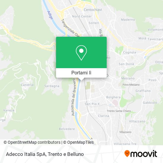 Mappa Adecco Italia SpA