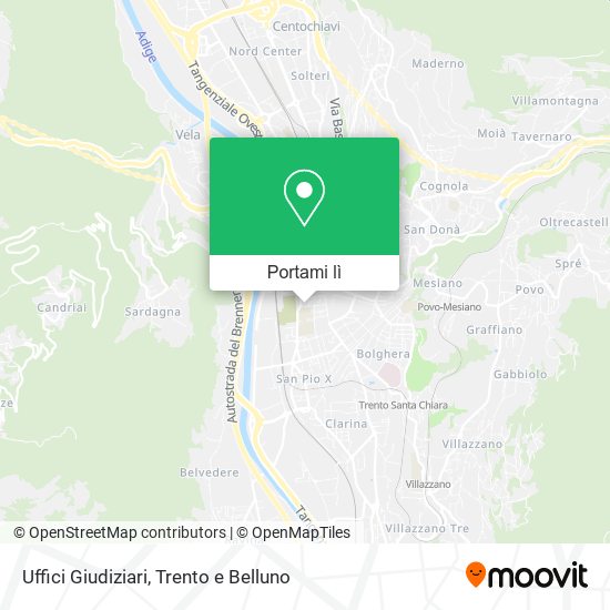 Mappa Uffici Giudiziari