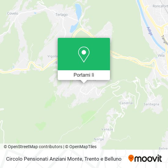Mappa Circolo Pensionati Anziani Monte