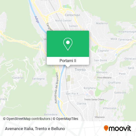 Mappa Avenance Italia