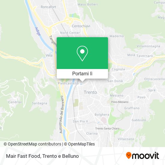 Mappa Mair Fast Food
