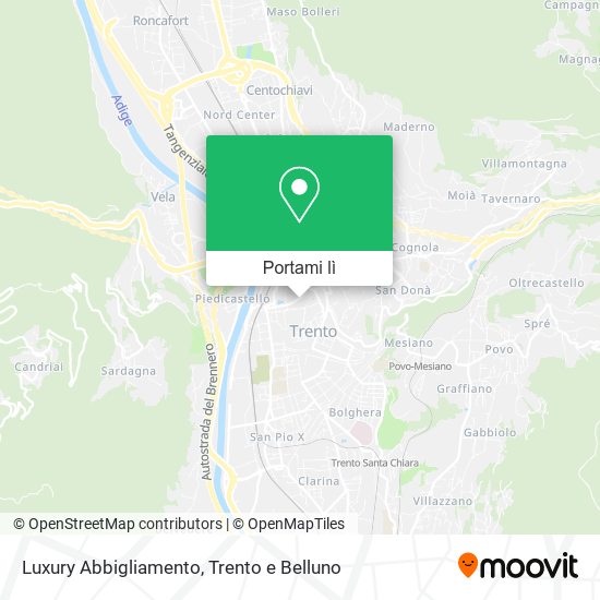 Mappa Luxury Abbigliamento