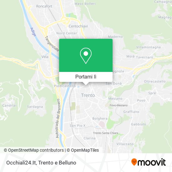 Mappa Occhiali24.It