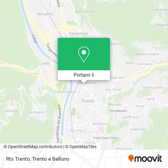 Mappa Rts Trento