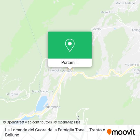 Mappa La Locanda del Cuore della Famiglia Tonelli