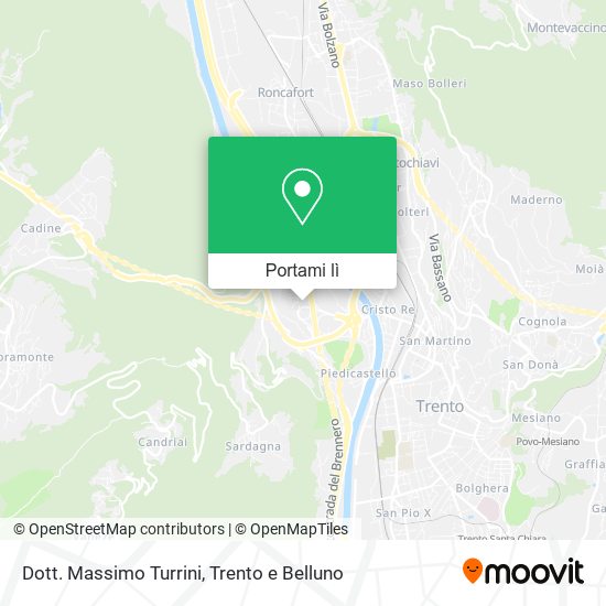 Mappa Dott. Massimo Turrini