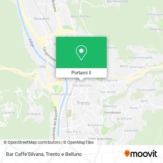Mappa Bar Caffe'Silvana