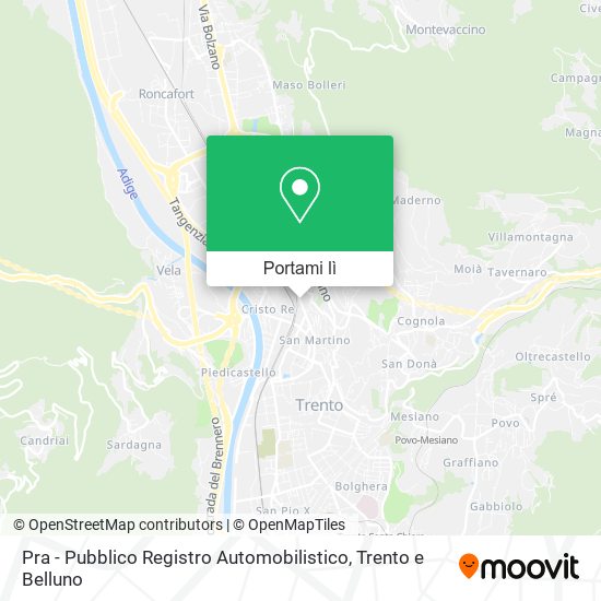 Mappa Pra - Pubblico Registro Automobilistico