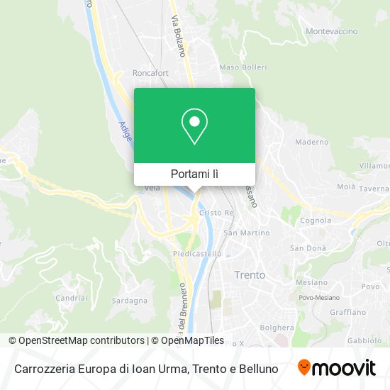 Mappa Carrozzeria Europa di Ioan Urma