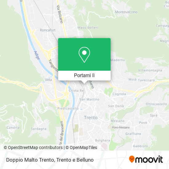 Mappa Doppio Malto Trento