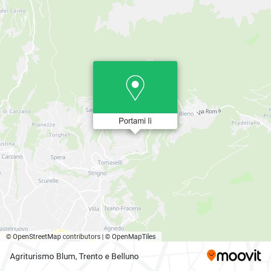 Mappa Agriturismo Blum