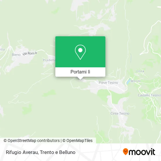 Mappa Rifugio Averau