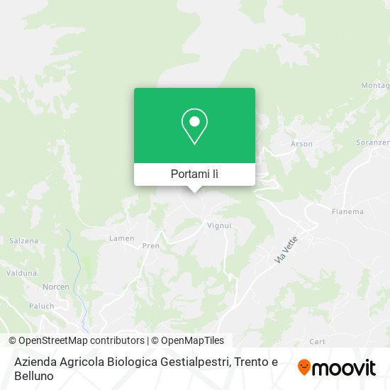 Mappa Azienda Agricola Biologica Gestialpestri