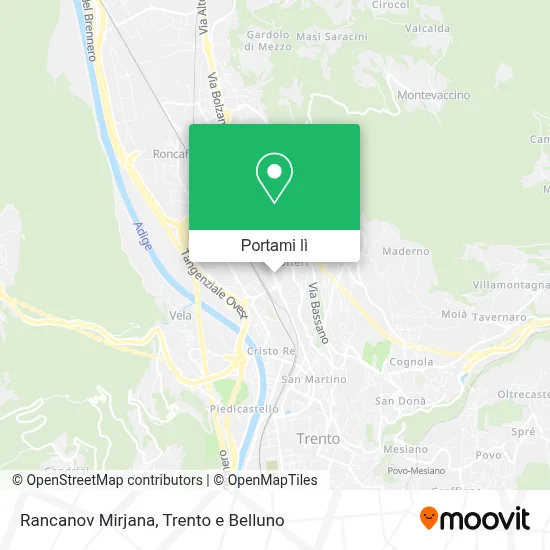 Mappa Rancanov Mirjana