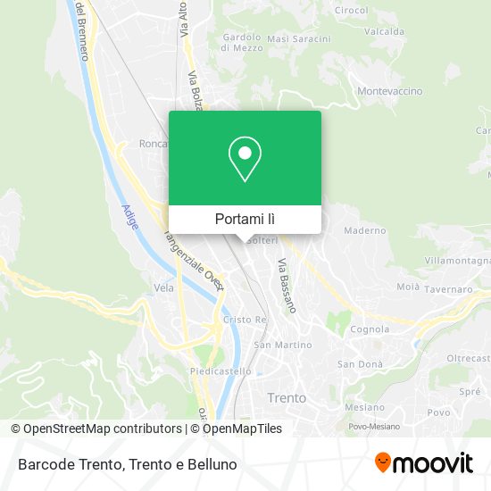 Mappa Barcode Trento