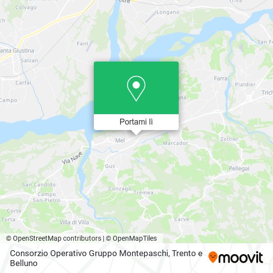Mappa Consorzio Operativo Gruppo Montepaschi
