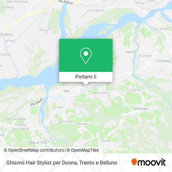 Mappa Ghìsmó Hair Stylist per Donna