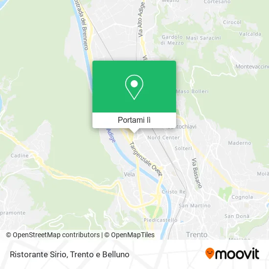 Mappa Ristorante Sirio