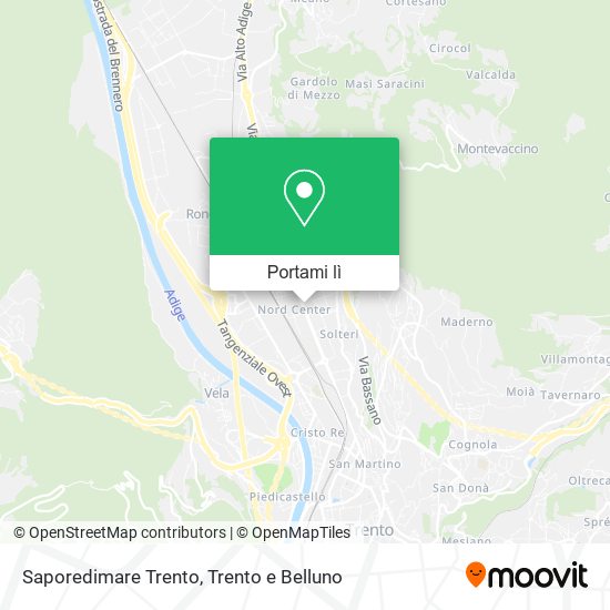 Mappa Saporedimare Trento