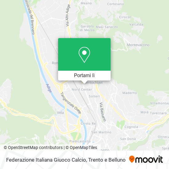 Mappa Federazione Italiana Giuoco Calcio