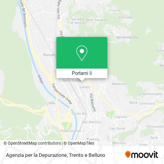 Mappa Agenzia per la Depurazione