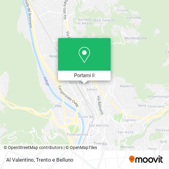 Mappa Al Valentino