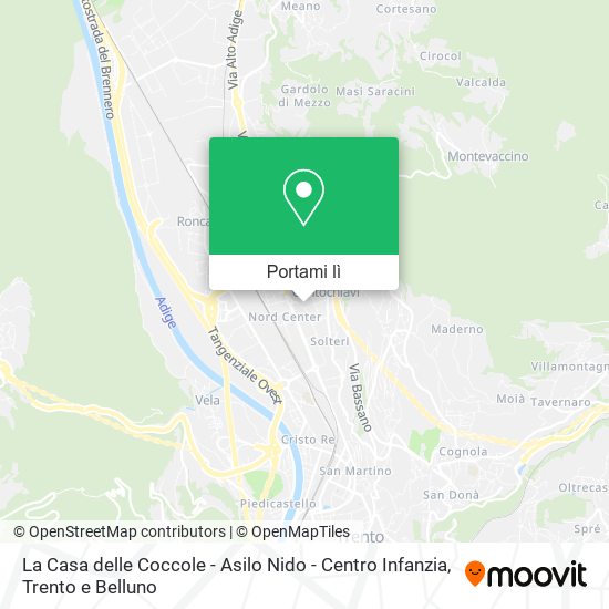 Mappa La Casa delle Coccole - Asilo Nido - Centro Infanzia