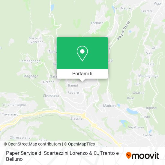 Mappa Paper Service di Scartezzini Lorenzo & C.
