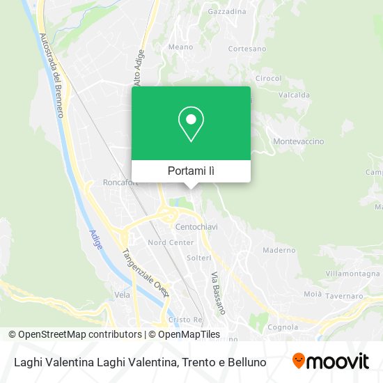 Mappa Laghi Valentina Laghi Valentina