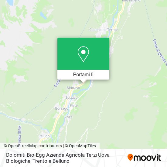 Mappa Dolomiti Bio-Egg Azienda Agricola Terzi Uova Biologiche