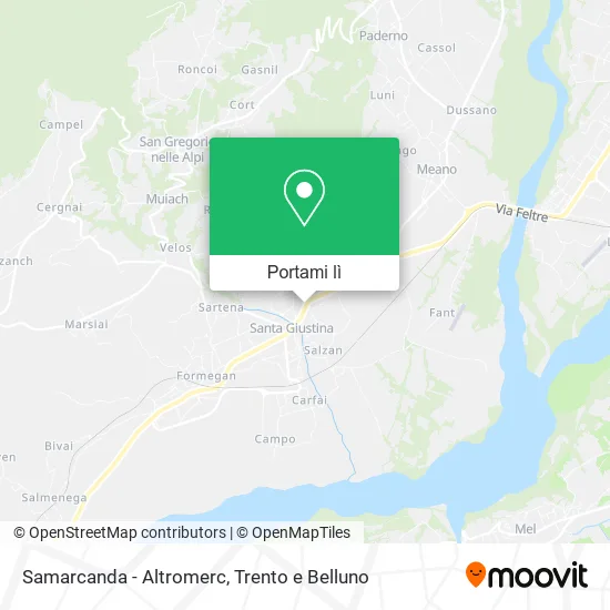 Mappa Samarcanda - Altromerc