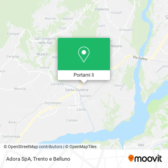 Mappa Adora SpA